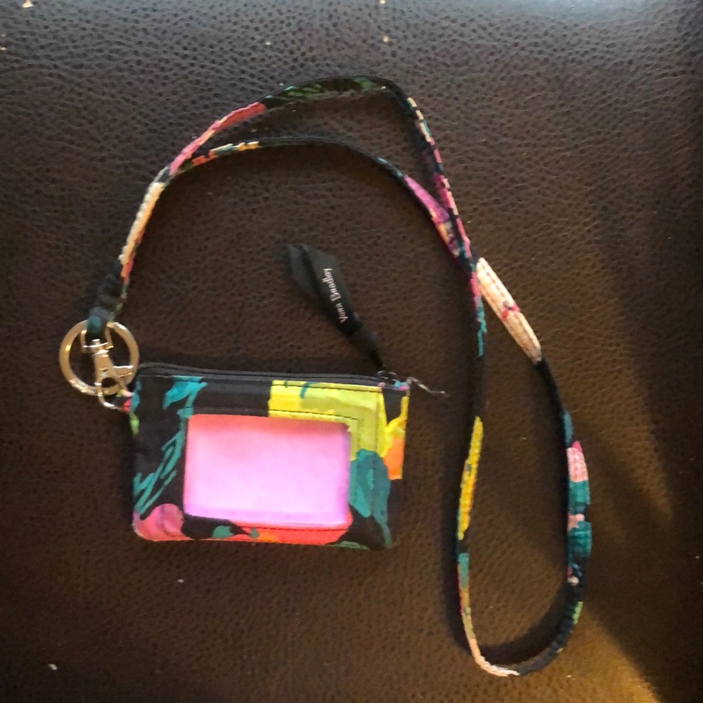 Very Bradley Zip ID and Lanyard